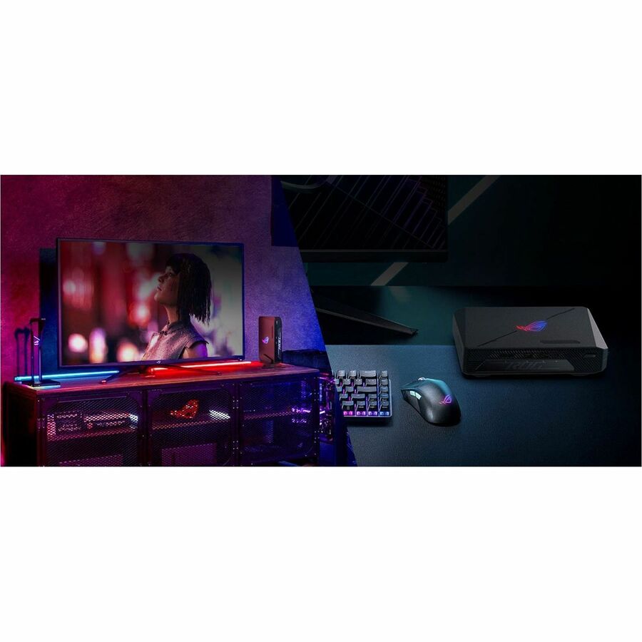 ASUS RNUC14SRKU91000UI ROG NUC - Mini PC Gaming Desktop with Intel Core Ultra 9 & NVIDIA GeForce RTX 4070