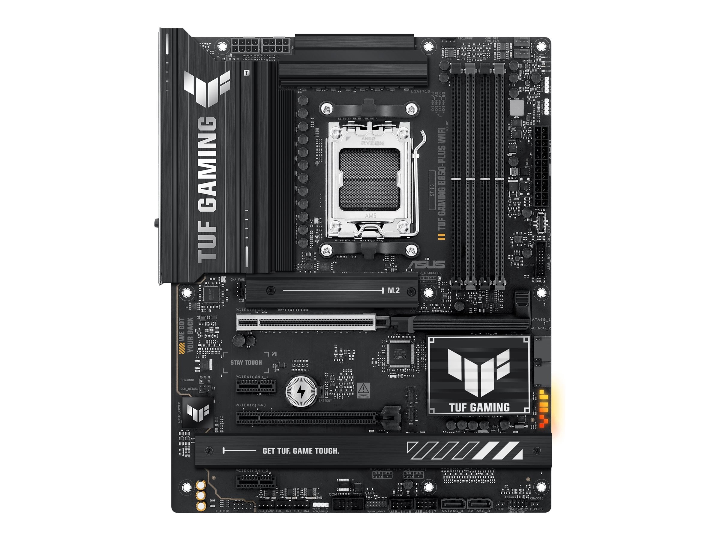 ASUS TUF GAMING B850-PLUS WIFI - Motherboard - ATX - Socket AM5 - AMD B850 Chipset - USB-C 3.2 Gen2, USB 3.2 Gen 1, USB