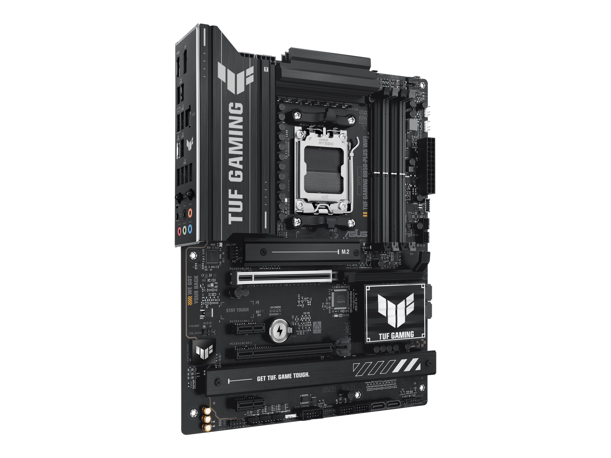 ASUS TUF GAMING B850-PLUS WIFI - Motherboard - ATX - Socket AM5 - AMD B850 Chipset - USB-C 3.2 Gen2, USB 3.2 Gen 1, USB
