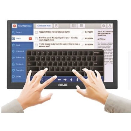 ASUS VT168HR 15.6" Touch Monitor - Portable Touchscreen Display | TechSoft
