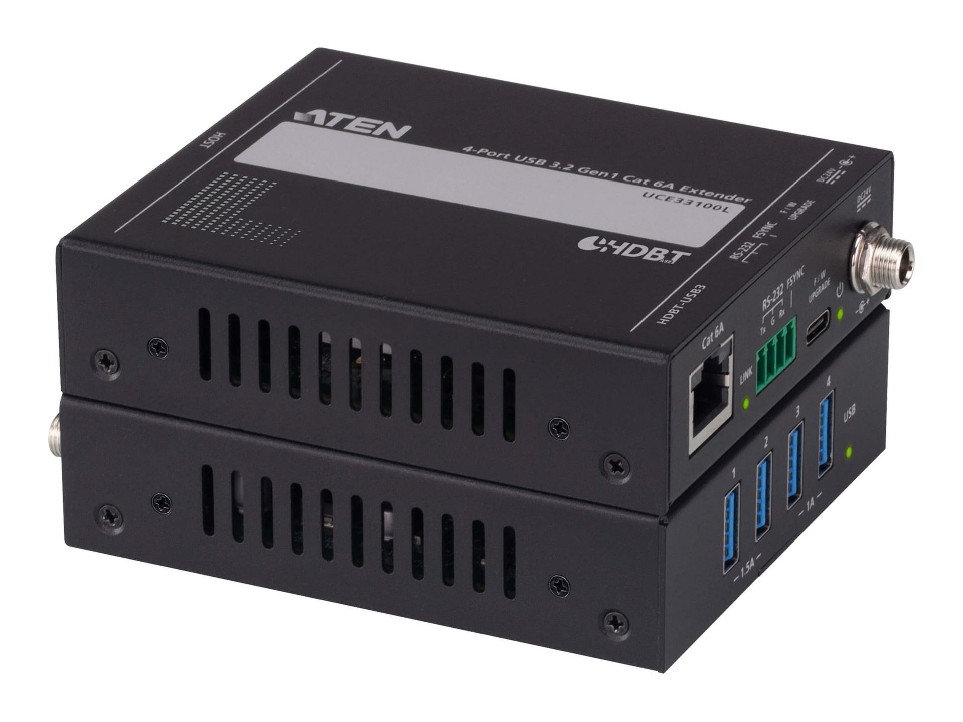 ATEN 4-Port USB 3.2 Gen 1 Cat 6A Extender 100m for Professionals