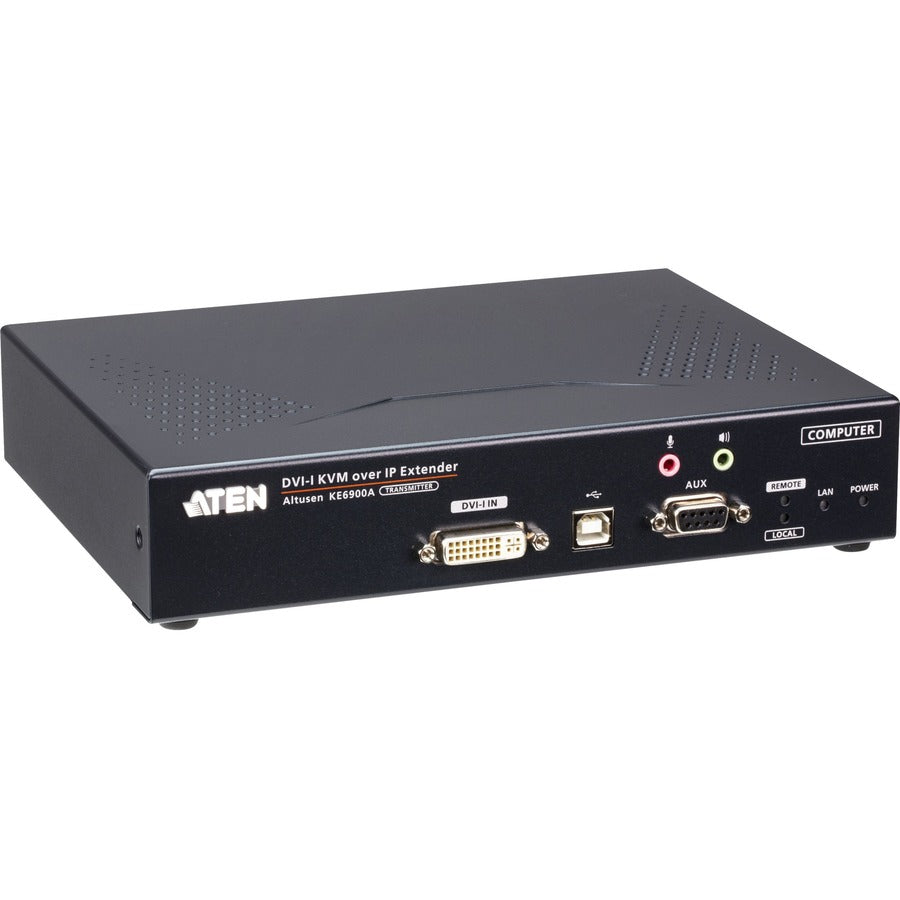 ATEN DVI-I Single Display KVM over IP Transmitter KE6900AT