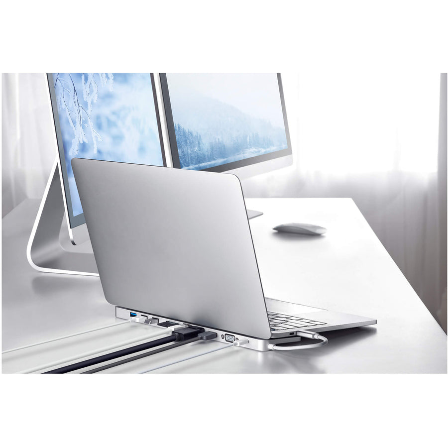 ATEN USB-C Multiport Dock with Power Pass-Through UH3234