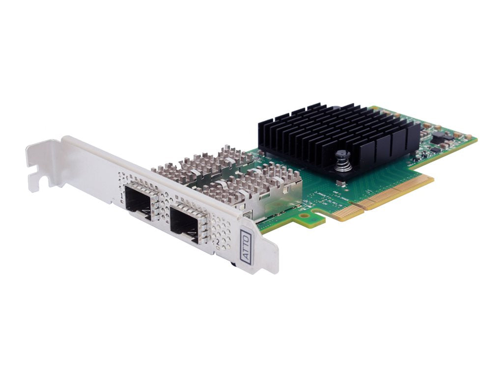 ATTO FastFrame 3 N322 - Network adapter - PCIe 3.0 x8 low profile - 10Gb Ethernet SFP+ x 2