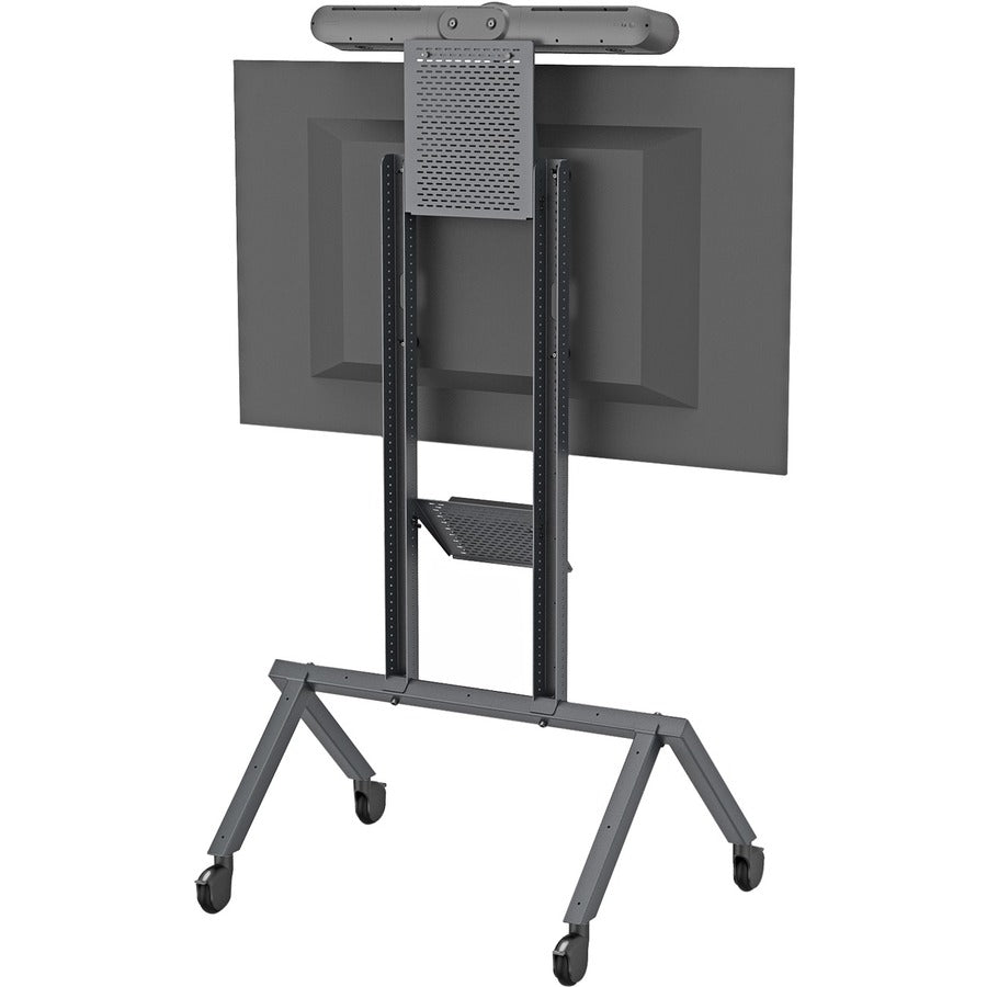 AV Cart Mobile Stand for Logitech Rally Bar - Video Conferencing Solution | Heckler Design H730-BG