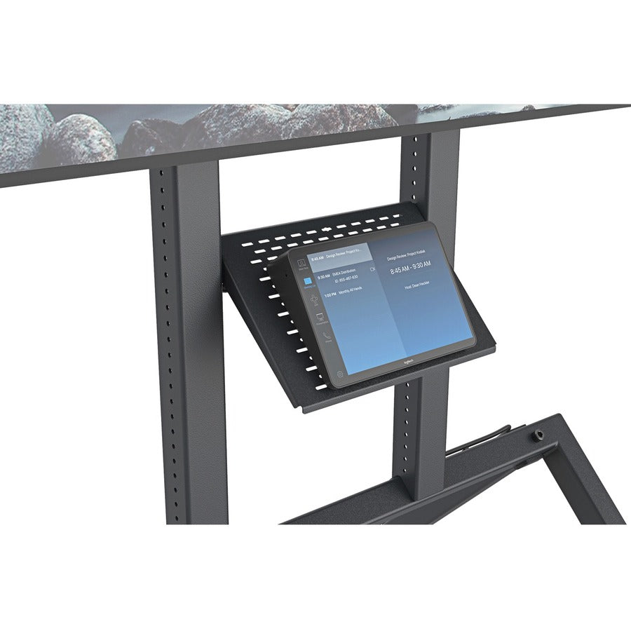 AV Cart Mobile Stand for Logitech Rally Bar - Video Conferencing Solution | Heckler Design H730-BG