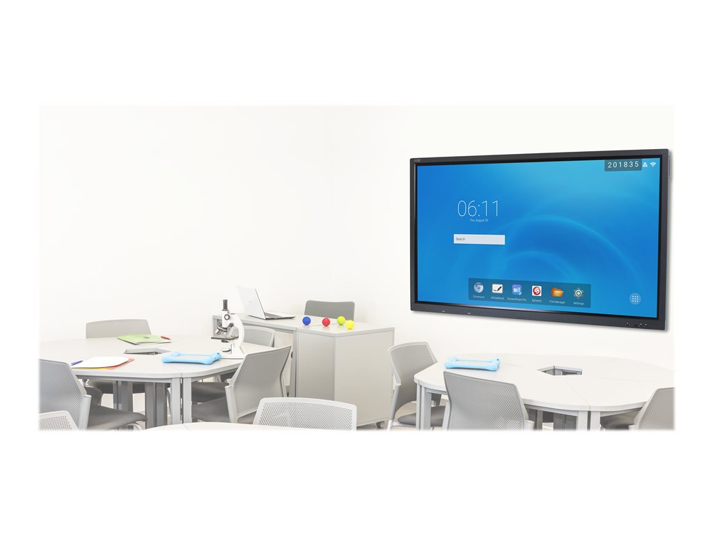 AVer CP2-75 - 75 Diagonal Class CP2 Series LED-backlit LCD display - interactive - with whiteboard and touchscreen