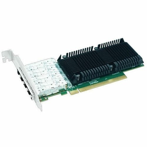 AXIOM 25Gbps Quad Port SFP28 NIC PCIe 4.0 x16 for Data Centers
