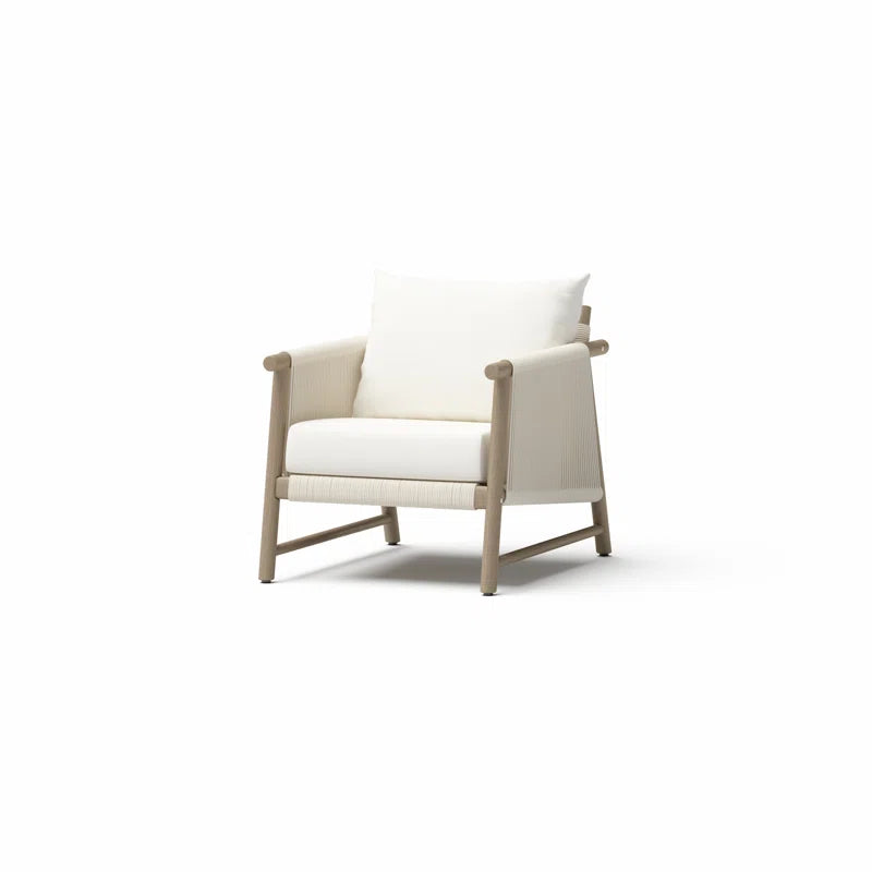 Acacia Outdoor 4-Piece Sofa Set With Cushions Tabletop