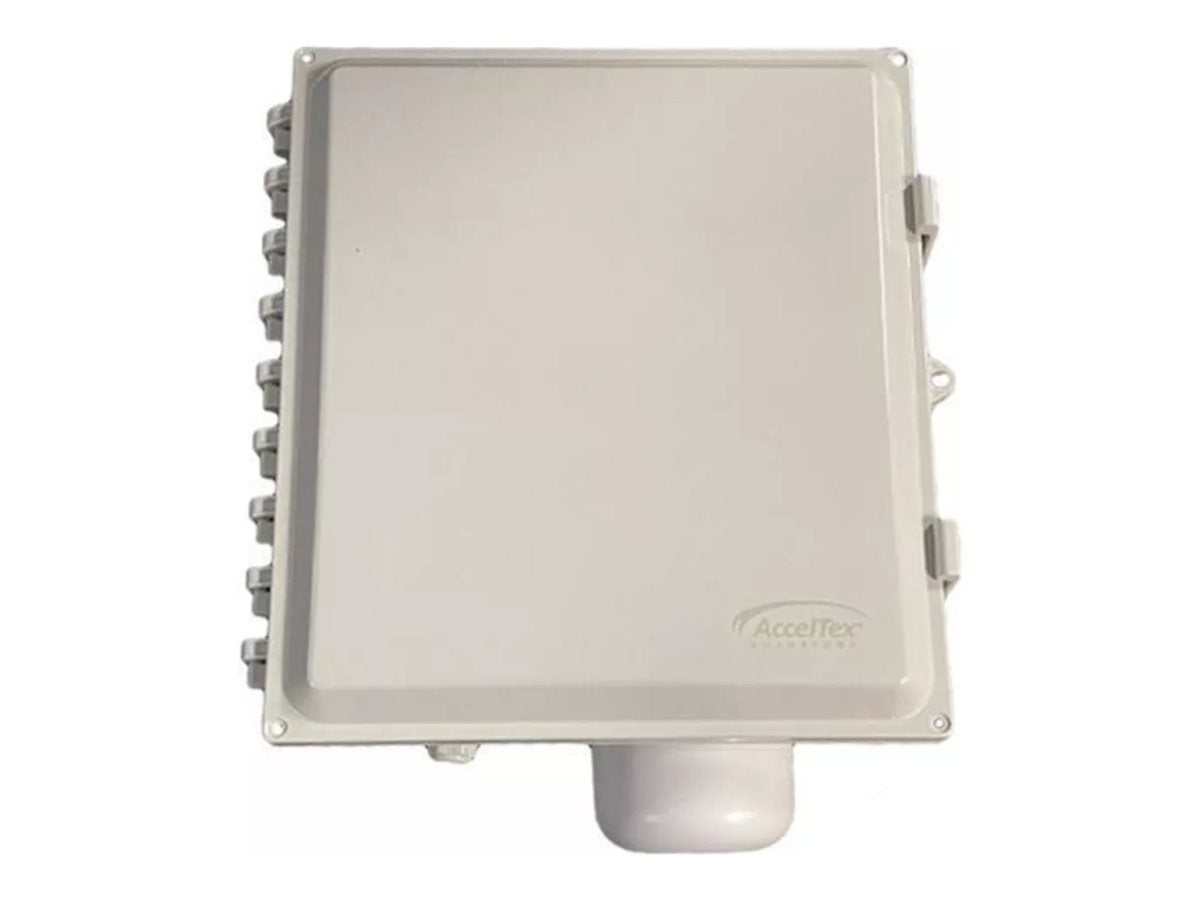 AccelTex Solutions - Network device enclosure - 12x10x6, solid latch,