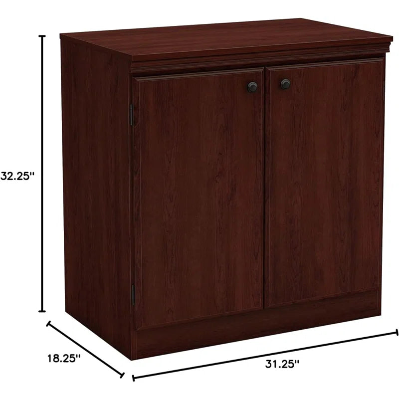 Accent Cabinet With Adjustable Shelf In Neutral Finish