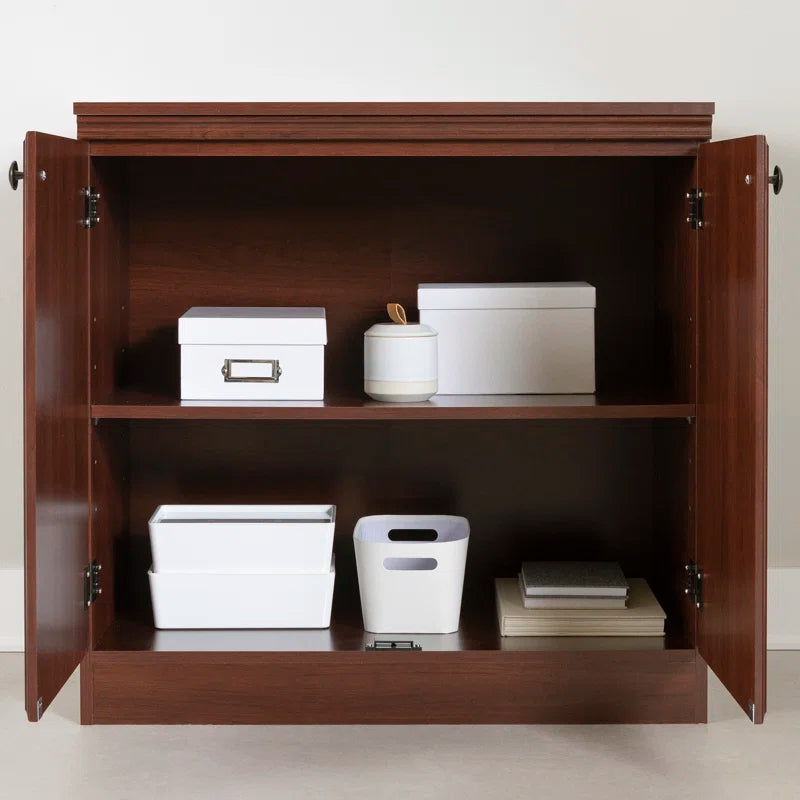 Accent Cabinet With Adjustable Shelf In Neutral Finish