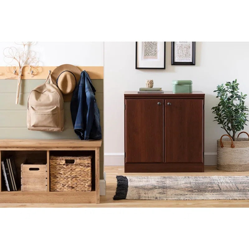 Accent Cabinet With Adjustable Shelf In Neutral Finish