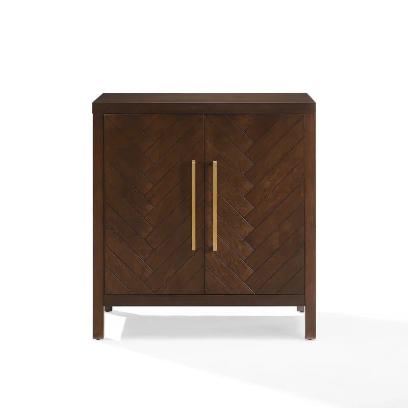 Accent Cabinet With Adjustable Shelves And Cable Grommets