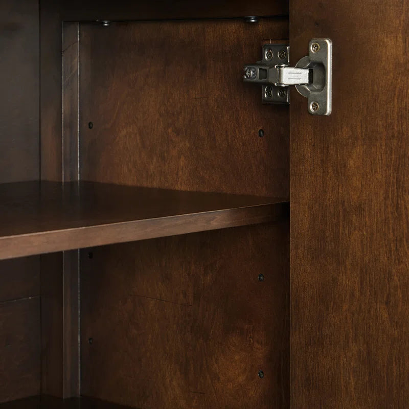 Accent Cabinet With Adjustable Shelves And Cable Grommets