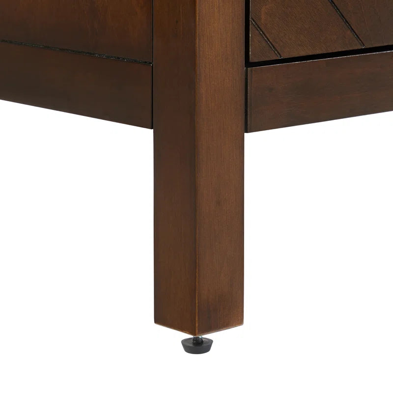 Accent Cabinet With Adjustable Shelves And Cable Grommets