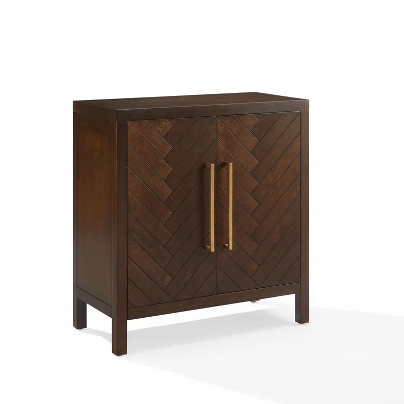 Accent Cabinet With Adjustable Shelves And Cable Grommets
