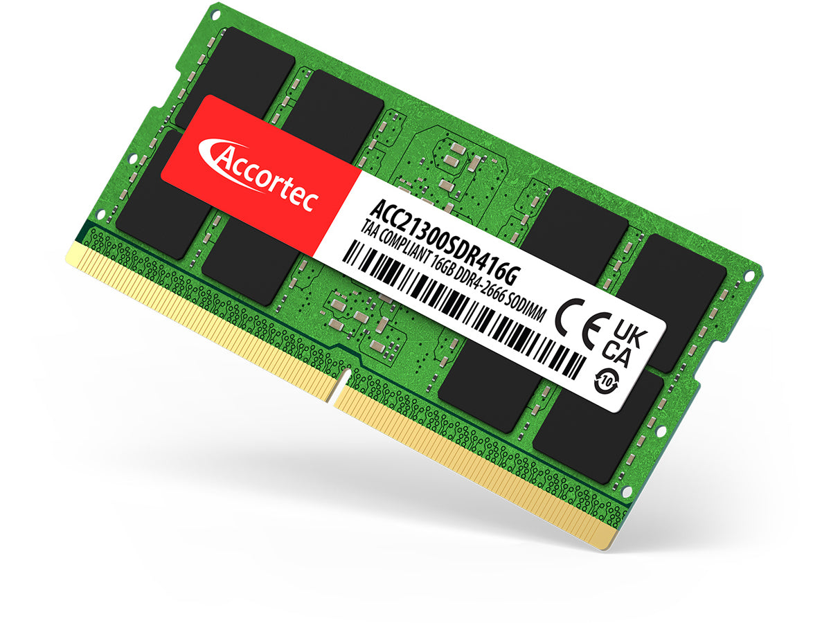 Accortec 16GB DDR4-2666 SODIMM TAA Compliant Memory for Professionals