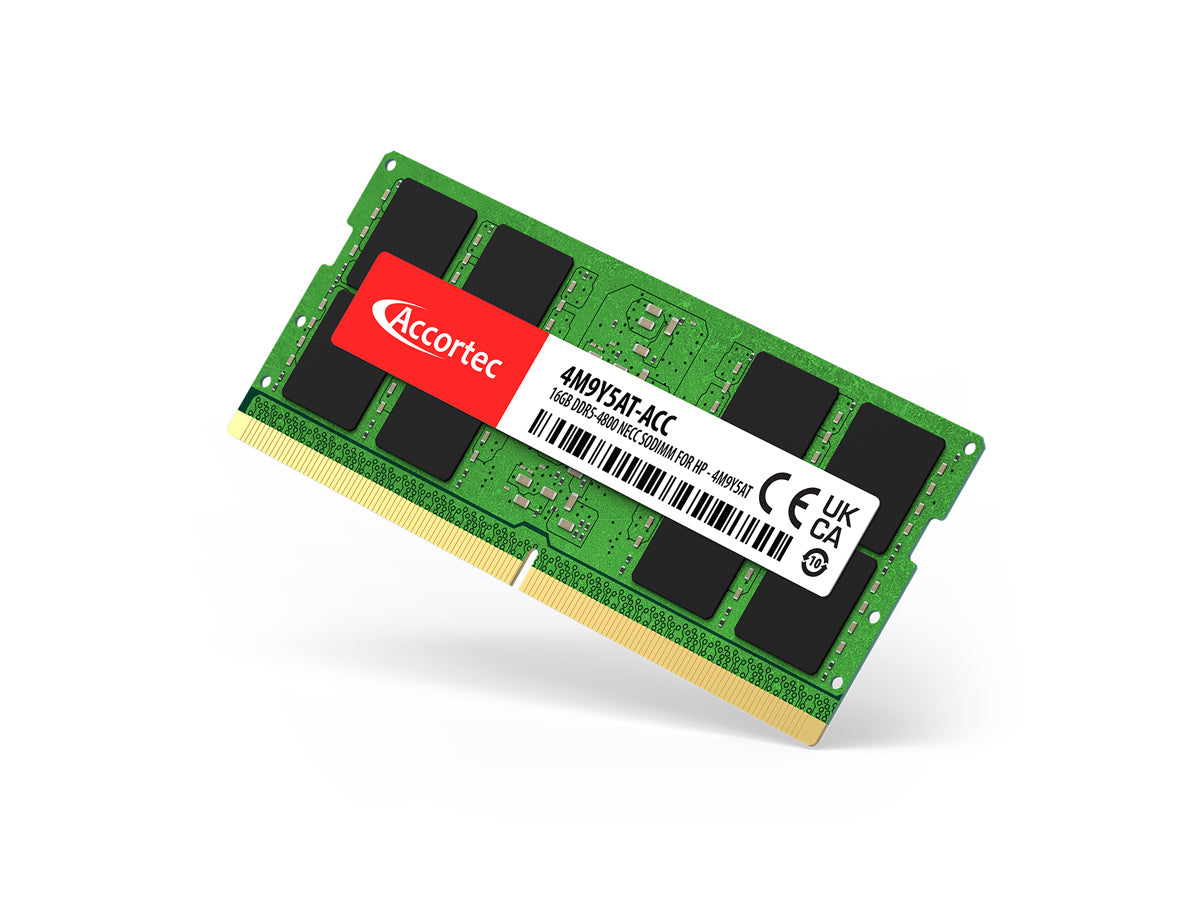 Accortec 16GB DDR5-4800 nECC SODIMM for HP Laptops – Fast, Reliable Upgrade