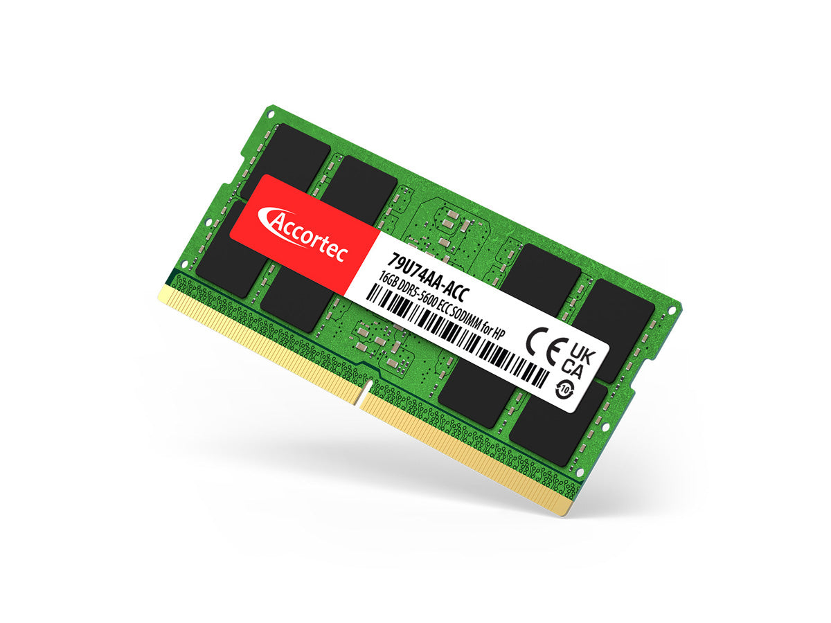Accortec 16GB DDR5-5600 ECC SODIMM Memory for HP 79U74AA