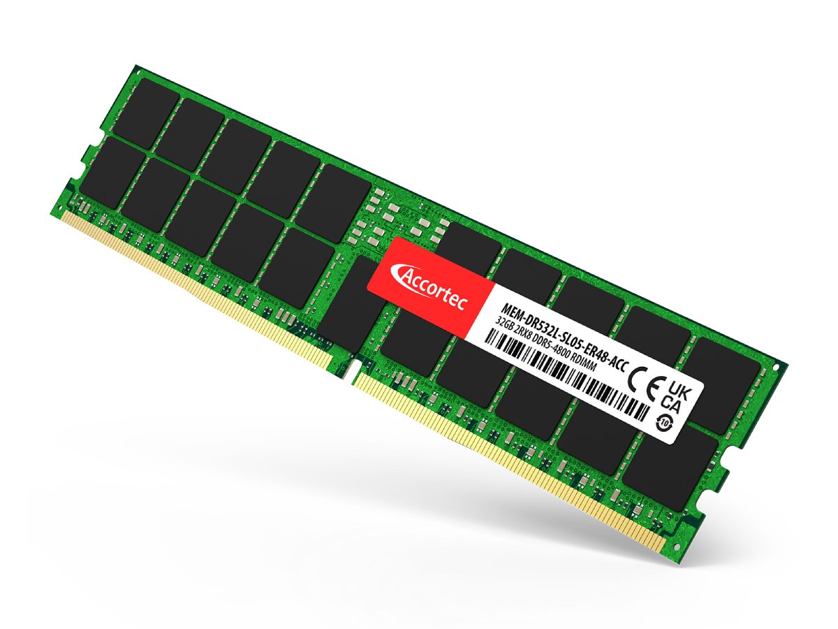 Accortec 32GB DDR5-4800 ECC RDIMM for Supermicro Servers TAA