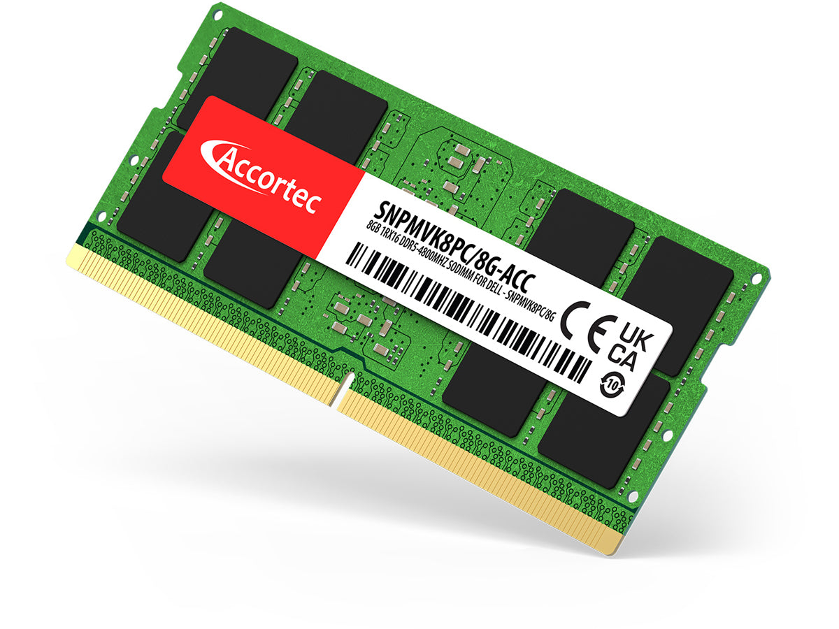 Accortec 8GB DDR5-4800MHz SODIMM for Dell Laptops – Fast Upgrade