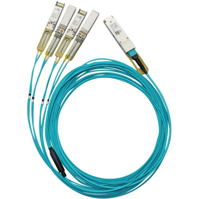 Accortec Active Fiber Hybrid Solution, Ethernet 100GbE to 4x25GbE, QSF