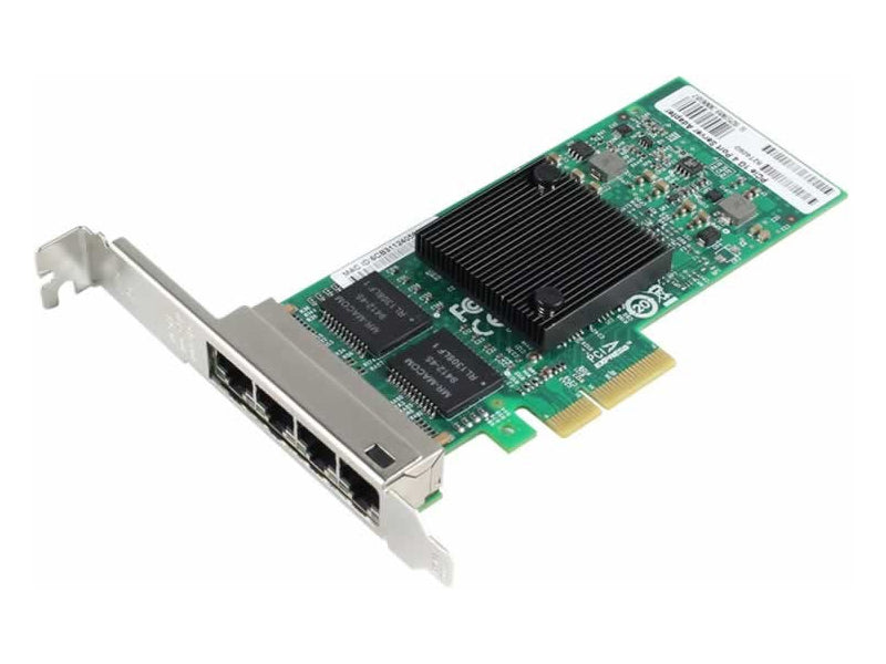 Accortec Dell 430-4432 Quad RJ-45 PCIe Gigabit Network Card for Business