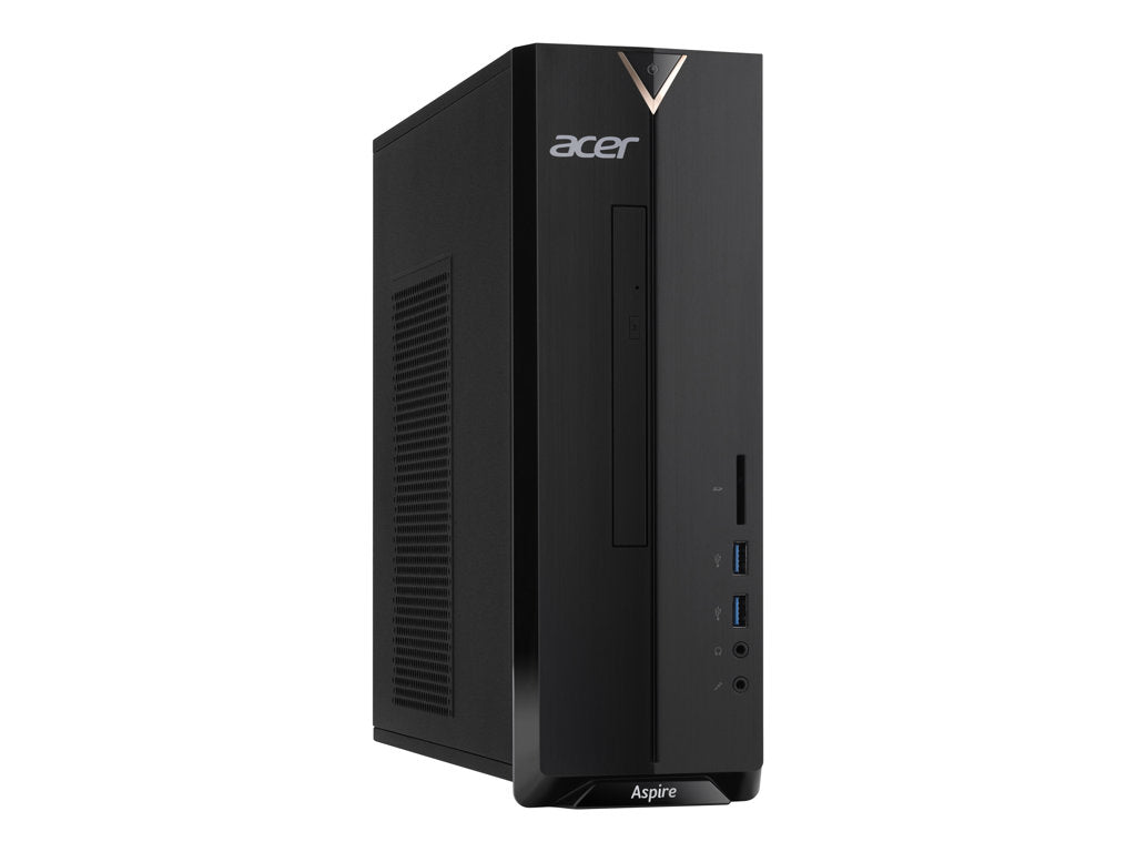 Acer Aspire XC-830 - SFF - Celeron J4125 / up to 2.7 GHz - RAM 4 GB - SSD 256 GB - DVD-Writer - UHD Graphics 600 -
