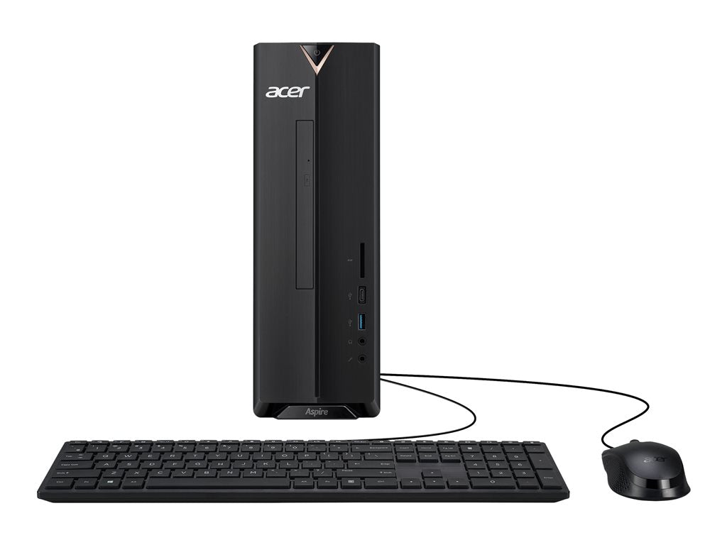 Acer Aspire XC-840 - SFF Celeron N4505 / up to 2.9 GHz - RAM 8 GB - SSD 512 GB - UHD Graphics - Gigabit Ethernet - Win