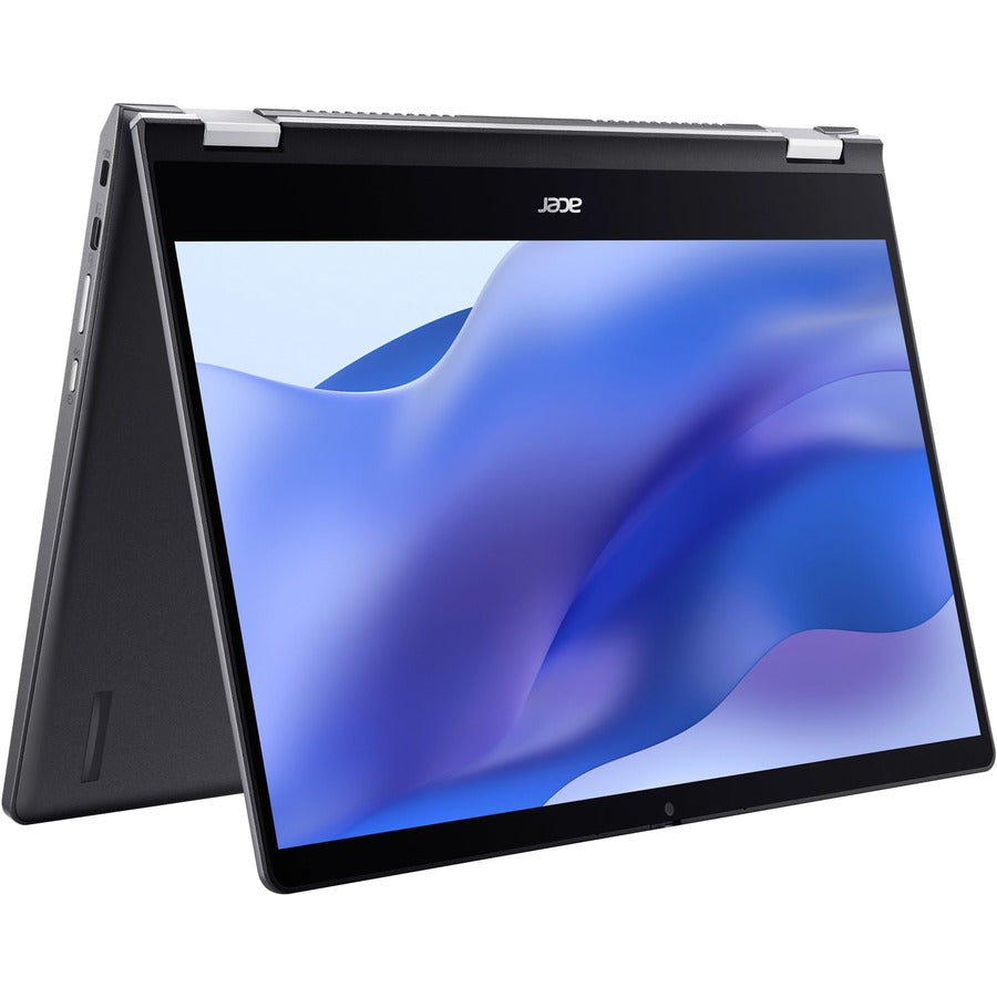 Acer Chromebook Enterprise Spin 514 CP514-3WH CP514-3WH-R8C7 14" Touchscreen Convertible 2 in 1 Chromebook - Full HD - 1920 x 1080 - AMD Ryzen 7 5825C Octa-core (8 Core) 2 GHz - 16 GB Total RAM - 256 GB SSD - Steel Gray