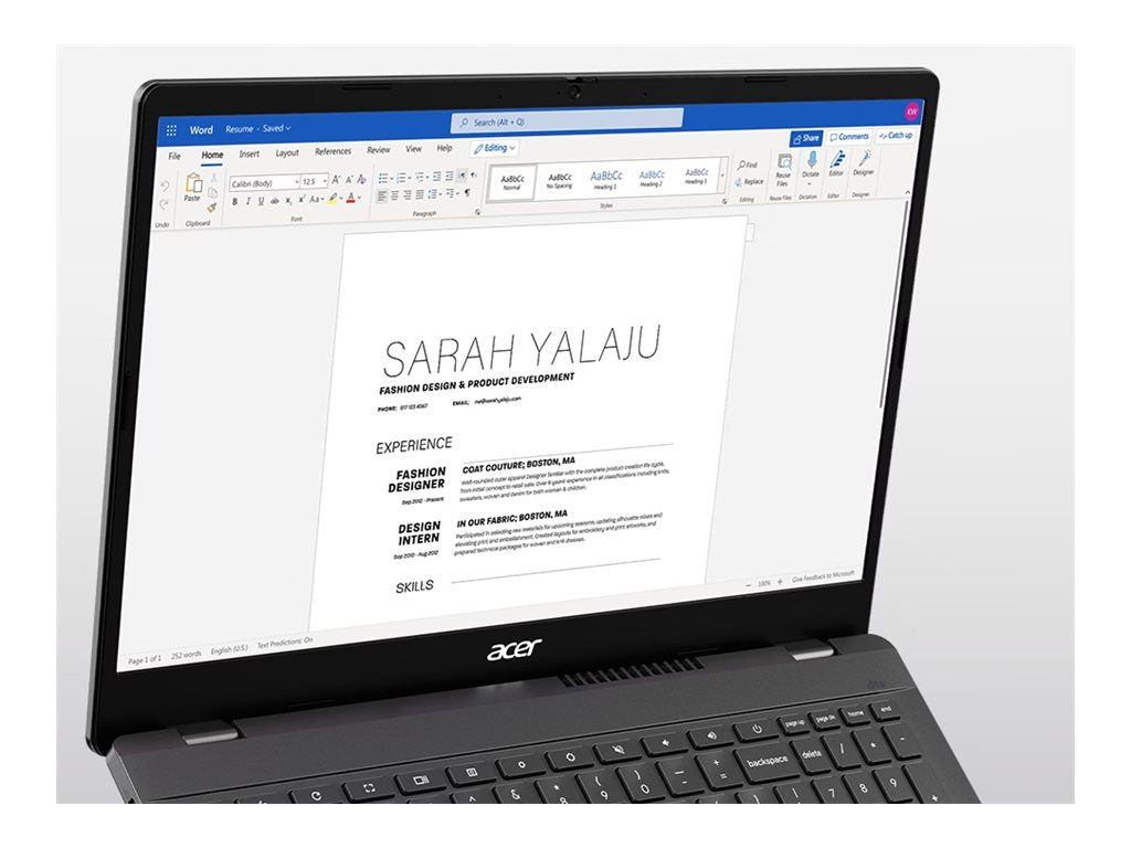 Acer Chromebook Plus Enterprise 515 CBE595-2 - Intel Core 3 - 100U / up to 4.7 GHz - Chrome OS (with Chrome Enterprise Upgrade) ZF.P01AA.01M