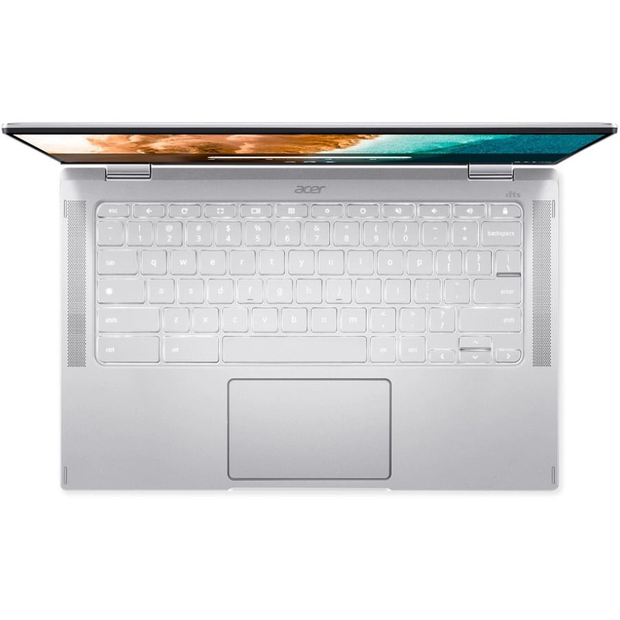 Acer Chromebook Spin 514 Cp514-2H Cp514-2H-52Gl 14" Touchscreen Convertible 2 In 1 Chromebook - Full Hd - 1920 X 1080 - Intel Core I5 11Th Gen I5-1130G7 Quad-Core (4 Core) 1.80 Ghz - 8 Gb Total Ram - 256 Gb Ssd - Pure Silver