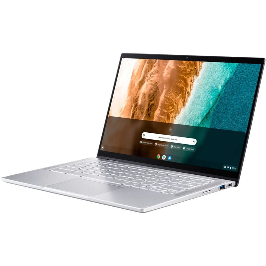 Acer Chromebook Spin 514 Cp514-2H Cp514-2H-52Gl 14" Touchscreen Convertible 2 In 1 Chromebook - Full Hd - 1920 X 1080 - Intel Core I5 11Th Gen I5-1130G7 Quad-Core (4 Core) 1.80 Ghz - 8 Gb Total Ram - 256 Gb Ssd - Pure Silver