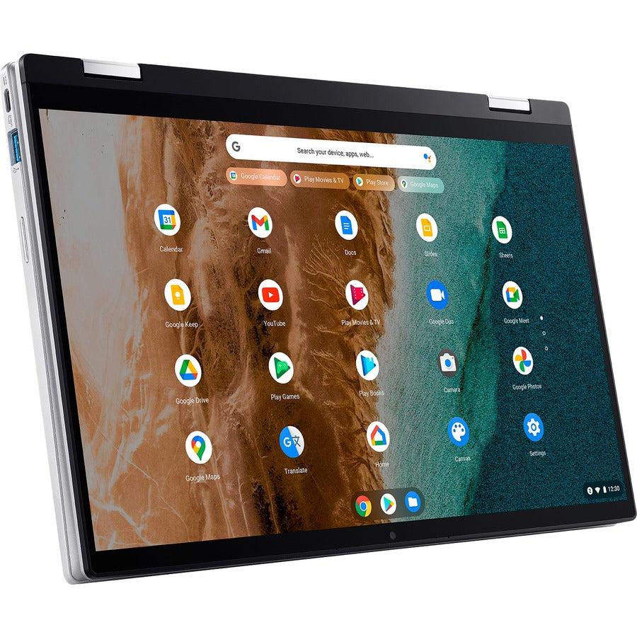 Acer Chromebook Spin 514 Cp514-2H Cp514-2H-56Qm 14" Touchscreen Convertible 2 In 1 Chromebook - Full Hd - 1920 X 1080 - Intel Core I5 11Th Gen I5-1140G7 Quad-Core (4 Core) 800 Mhz - 8 Gb Total Ram - 256 Gb Ssd - Pure Silver