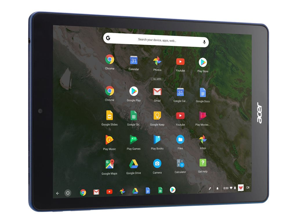 Acer Chromebook Tab 10 D651N-K9WT - Tablet - Chrome OS - 32 GB eMMC - 9.7 IPS (2048 x 1536) - microSD slot - indigo