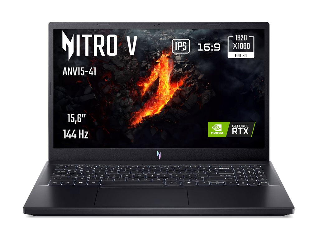 Acer Nitro V 15 ANV15-41 - AMD Ryzen 5 - 7535HS / up to 4.55 GHz - Win 11 Home - GF RTX 4050 - 16 GB RAM - 512 GB SSD -