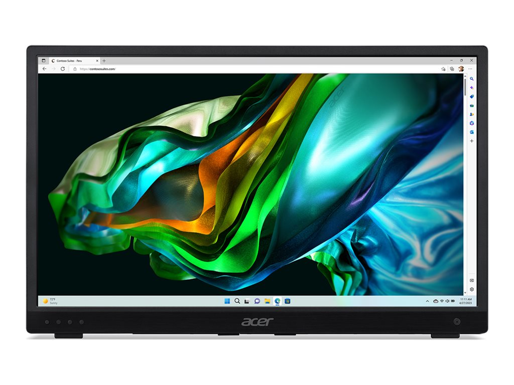 Acer PM181Q bmiux - PM1 - LCD monitor - 18 (17.3" viewable) - portable - 1920 x 1080 Full HD (1080p) @ 60 Hz - IPS - 300