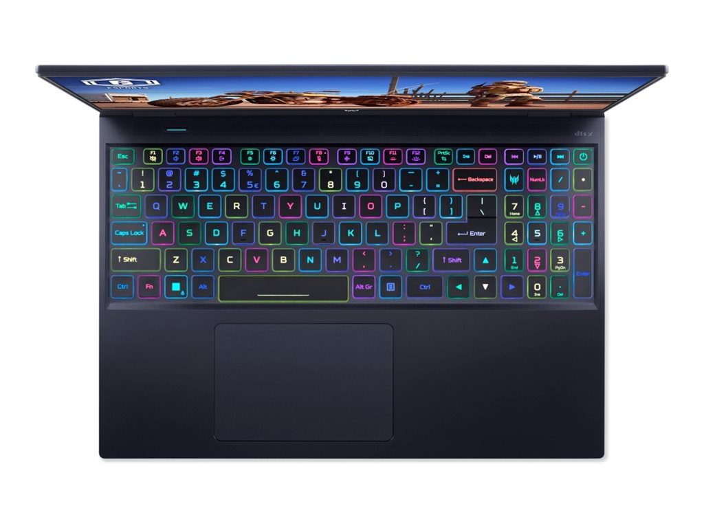 Acer Predator Helios 16 PH16-71 - Intel Core i9 - 13900HX / up to 5.4 GHz - Win 11 Home - GeForce RTX 4080 - 16 GB RAM -