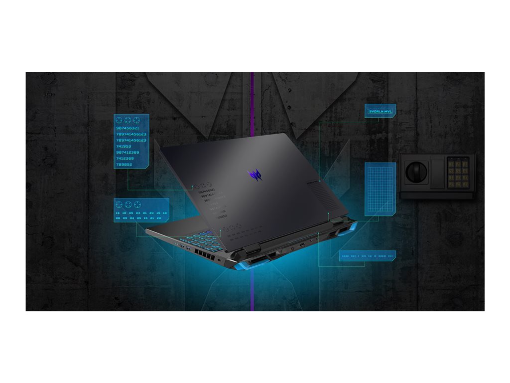 Acer Predator Helios Neo 16 PHN16-71 - Intel Core i7 - 13700HX / up to 5 GHz - Win 11 Home - GeForce RTX 4050 - 16 GB
