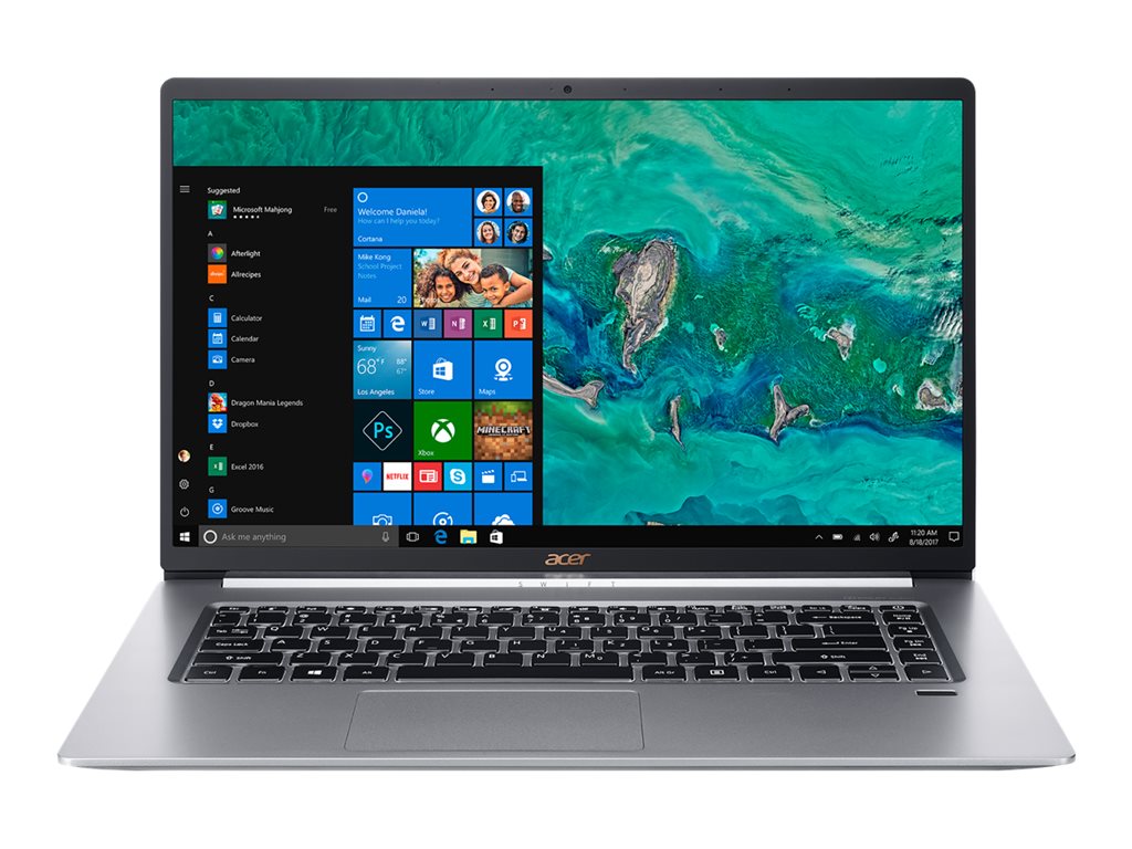 Acer Swift 5 SF515-51T-73TY - Intel Core i7 - 8565U / up to 4.6 GHz - Win 10 Home 64-bit - UHD Graphics 620 - 16 GB RAM