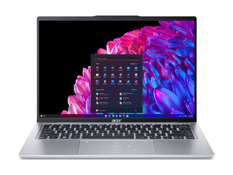 Acer Swift Go 14 SFG14-73T - 180-degree hinge design - Intel Core Ultra 7 - 155H / up to 4.8 GHz - Evo - Win 11 Home -