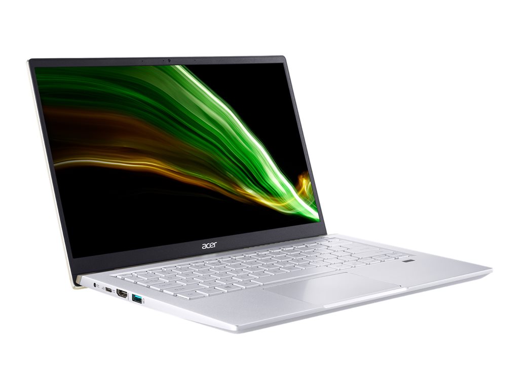 Acer Swift X SFX14-41G - AMD Ryzen 5 - 5600U / up to 4.2 GHz - Win 11 Home - GF RTX 3050 - 8 GB RAM - 512 GB SSD - 14