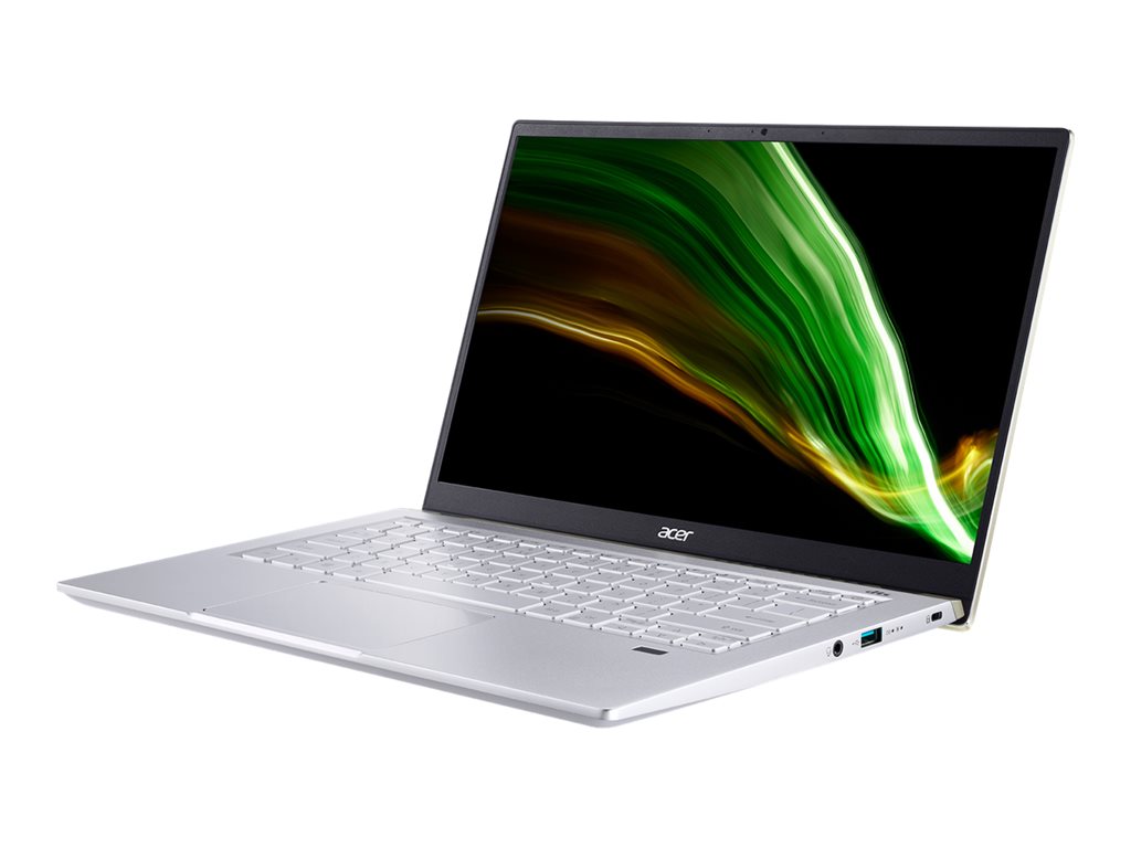 Acer Swift X SFX14-41G - AMD Ryzen 5 - 5600U / up to 4.2 GHz - Win 11 Home - GF RTX 3050 - 8 GB RAM - 512 GB SSD - 14