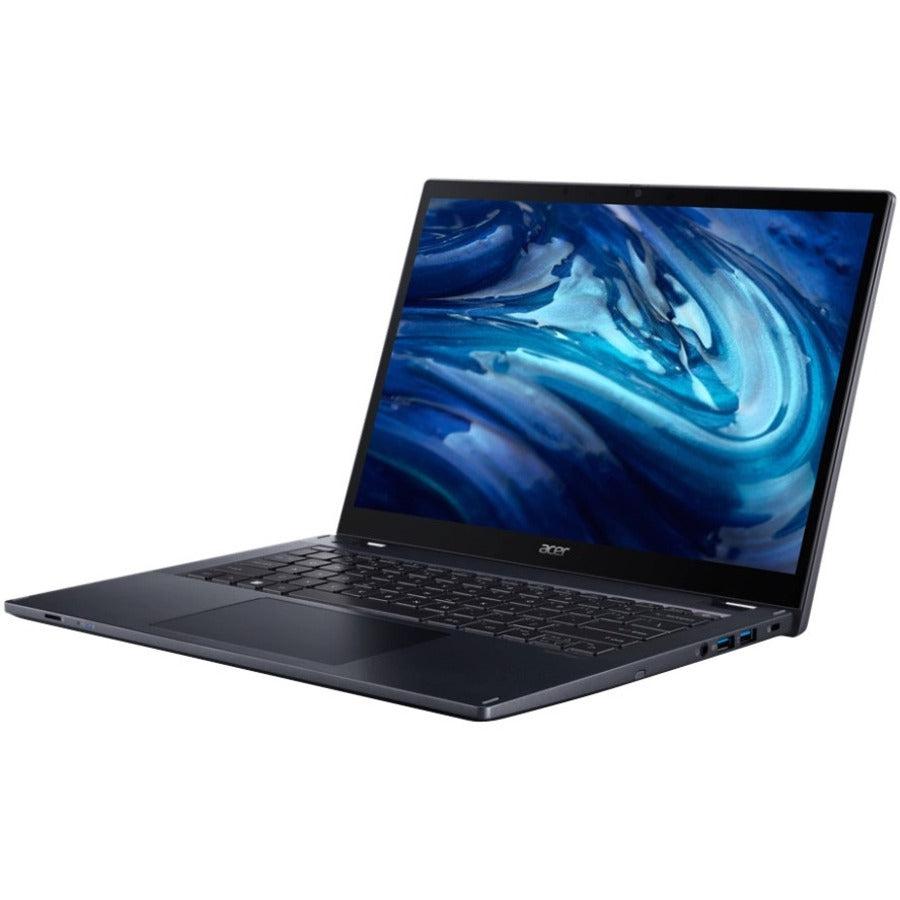 Acer TravelMate Spin P4 P414RN-41 TMP414RN-41-R305 14" Touchscreen Convertible 2 in 1 Notebook - WUXGA - 1920 x 1200 - AMD Ryzen 7 PRO 6850U Octa-core (8 Core) 2.70 GHz - 16 GB Total RAM - 512 GB SSD - Slate Blue