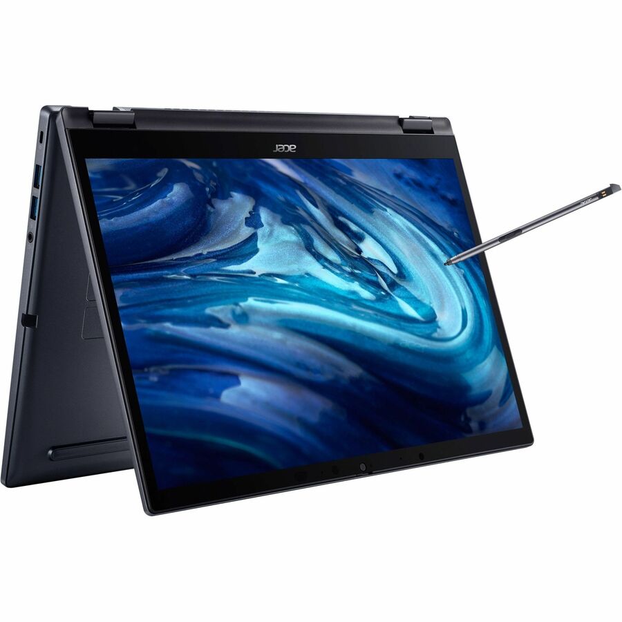 Acer TravelMate Spin P4 P414RN-41 TMP414RN-41-R6EK 14" Touchscreen Convertible 2 in 1 Notebook - WUXGA - 1920 x 1200 - AMD Ryzen 5 PRO 6650U Hexa-core (6 Core) 2.90 GHz - 16 GB Total RAM - 512 GB SSD - Slate Blue