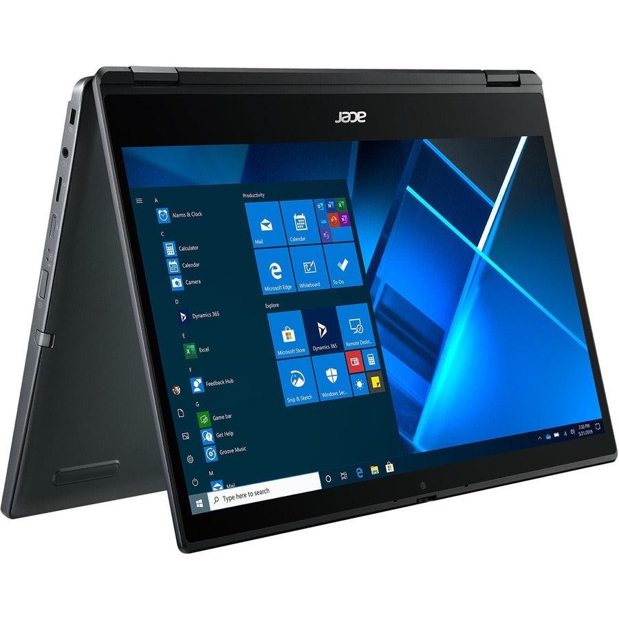 Acer TravelMate Spin P4 P414RN-51 TMP414RN-51-70TN 14" Touchscreen Convertible 2 in 1 Notebook - Full HD - 1920 x 1080 - Intel Core i7 11th Gen i7-1165G7 Quad-core (4 Core) 2.80 GHz - 16 GB Total RAM - 512 GB SSD - Slate Blue