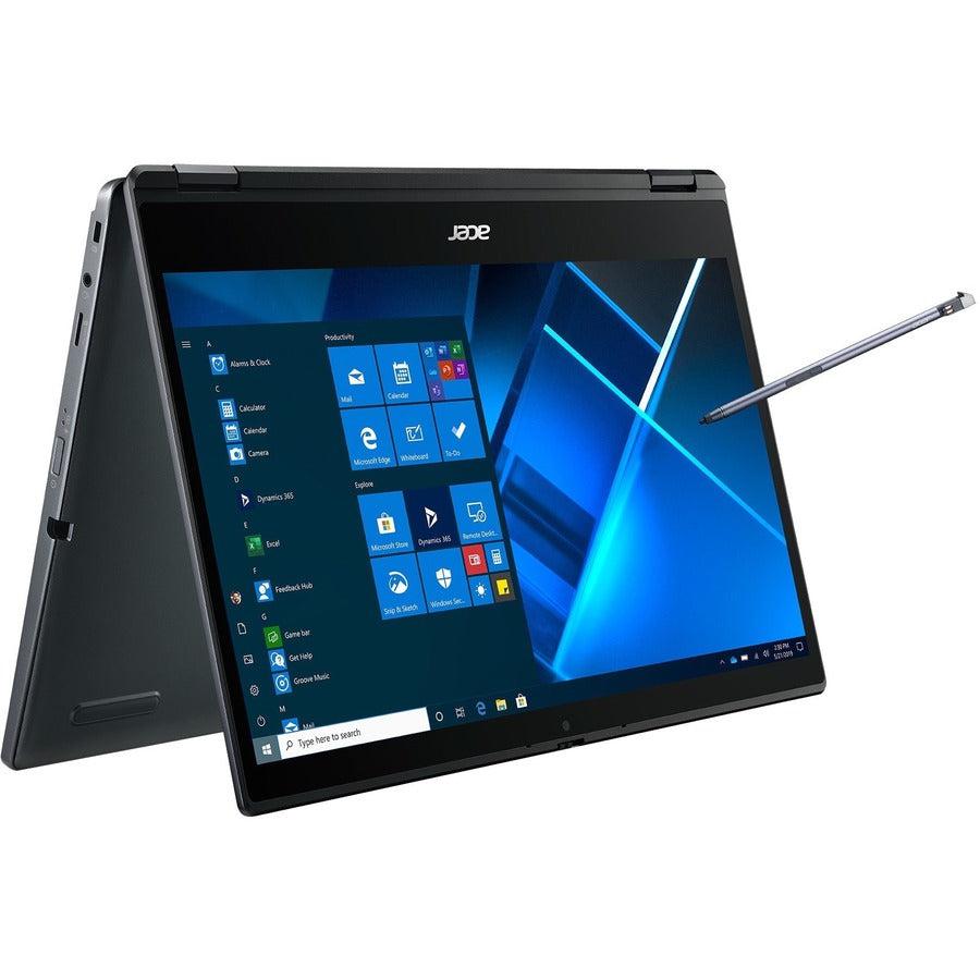 Acer TravelMate Spin P4 P414RN-51 TMP414RN-51-70TN 14" Touchscreen Convertible 2 in 1 Notebook - Full HD - 1920 x 1080 - Intel Core i7 11th Gen i7-1165G7 Quad-core (4 Core) 2.80 GHz - 16 GB Total RAM - 512 GB SSD - Slate Blue