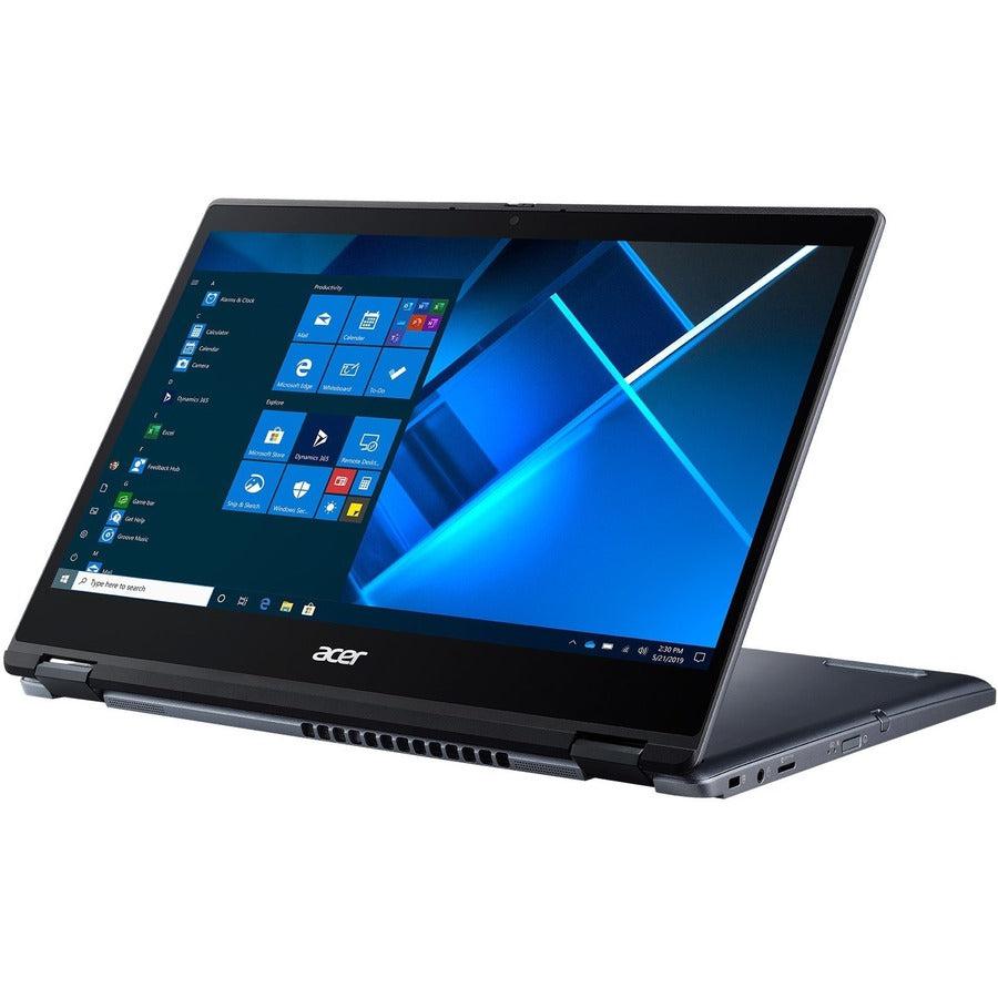 Acer TravelMate Spin P4 P414RN-51 TMP414RN-51-70TN 14" Touchscreen Convertible 2 in 1 Notebook - Full HD - 1920 x 1080 - Intel Core i7 11th Gen i7-1165G7 Quad-core (4 Core) 2.80 GHz - 16 GB Total RAM - 512 GB SSD - Slate Blue
