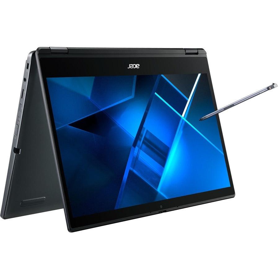 Acer TravelMate Spin P4 P414RN-51 TMP414RN-51-70TN 14" Touchscreen Convertible 2 in 1 Notebook - Full HD - 1920 x 1080 - Intel Core i7 11th Gen i7-1165G7 Quad-core (4 Core) 2.80 GHz - 16 GB Total RAM - 512 GB SSD - Slate Blue